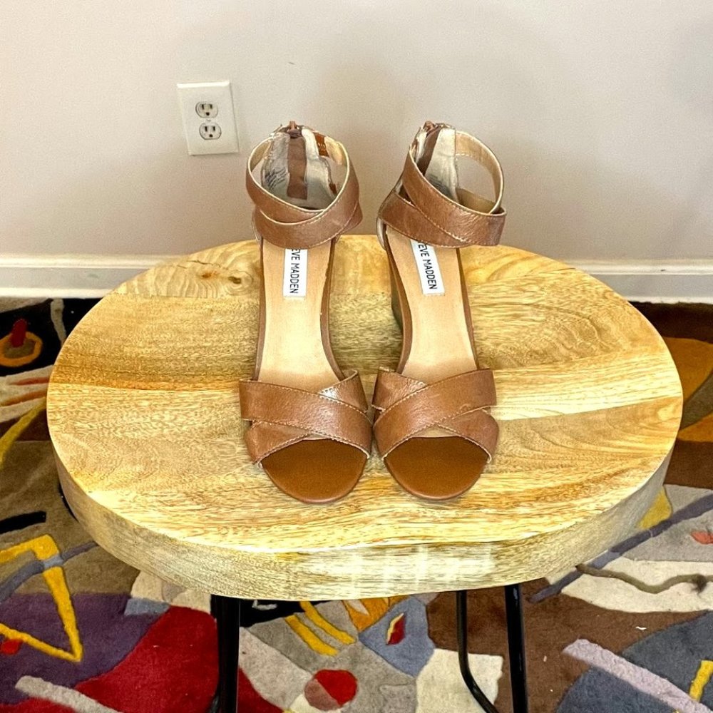 Steve Madden Wedge Sandals, Size 7